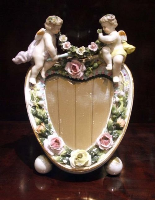19th Century Sitzendorf Mirror